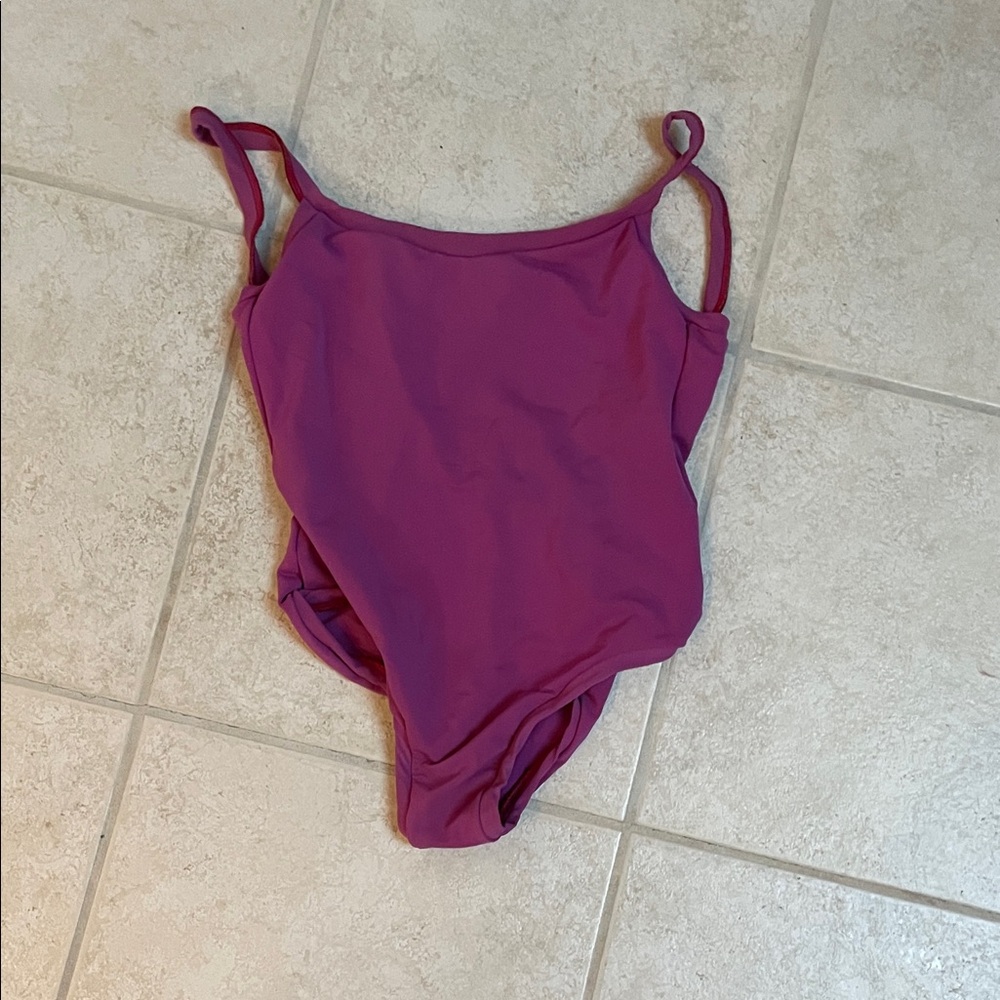 Purple One-Piece Swimsuit